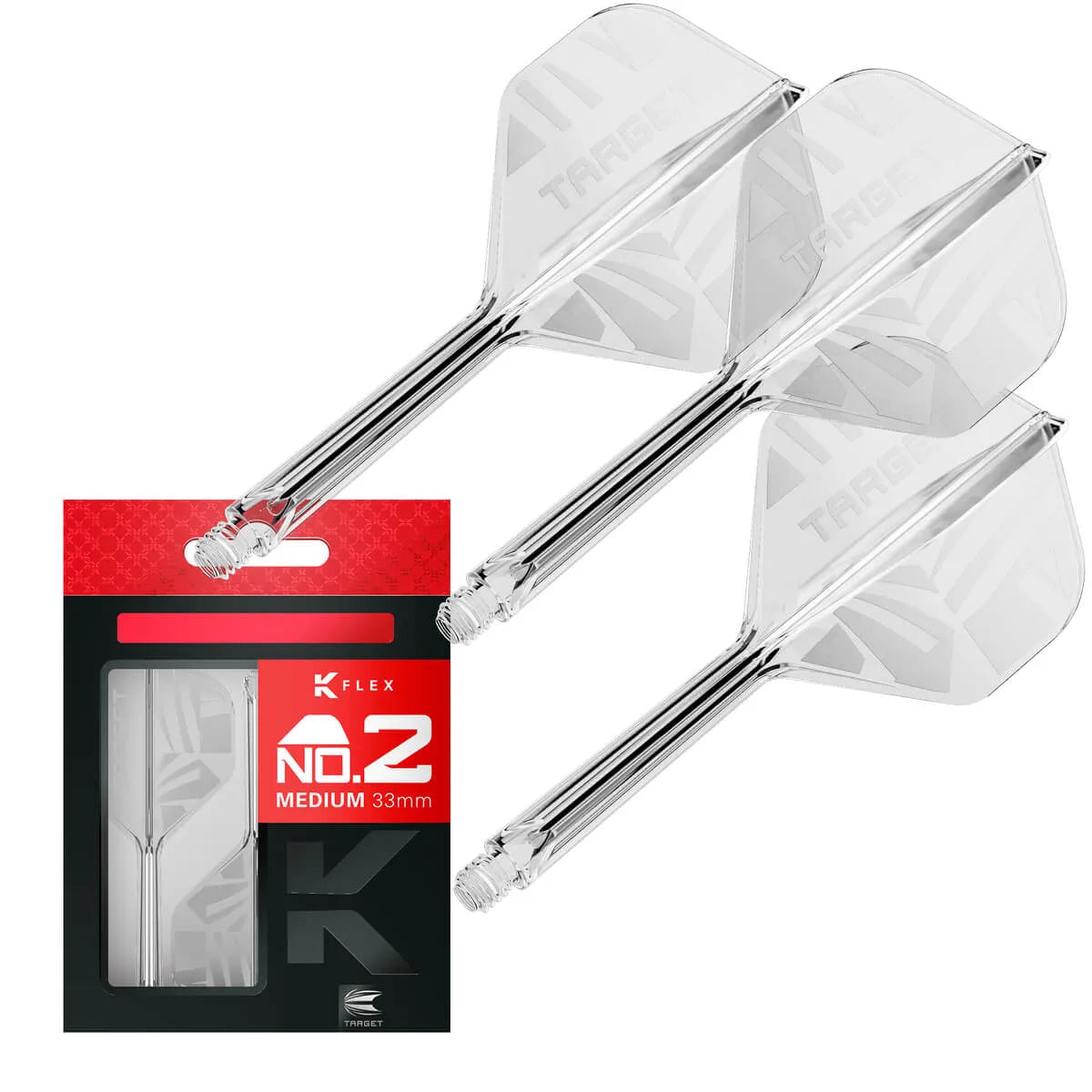 Target Darts K-Flex Flight System No2 2026-14-Red-Medium-Premier Darts