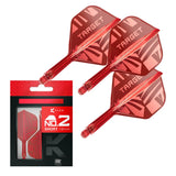 Target Darts K-Flex Flight System No2 2026-9-Clear-Short-Premier Darts