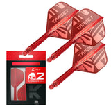 Target Darts K-Flex Flight System No2 2026-10-Clear-Intermediate-Premier Darts