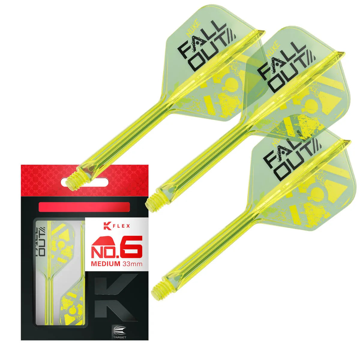 Target Darts Luke Littler Fallout K-Flex No6-8-Medium-Premier Darts