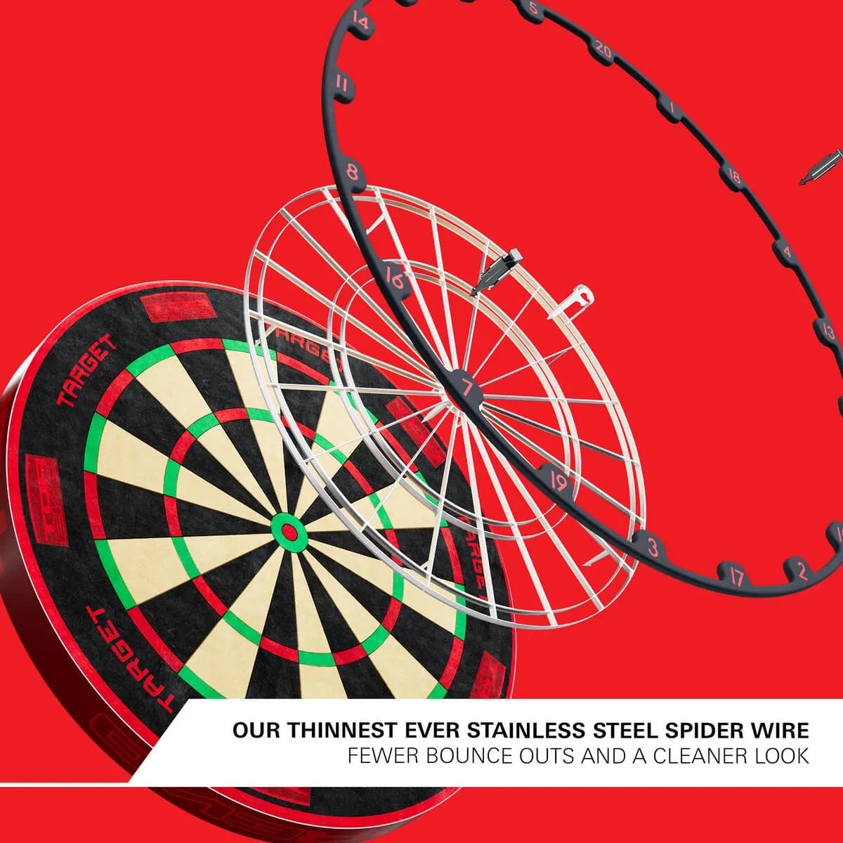 Target Darts TOR EVO Dartboard-6-Premier Darts