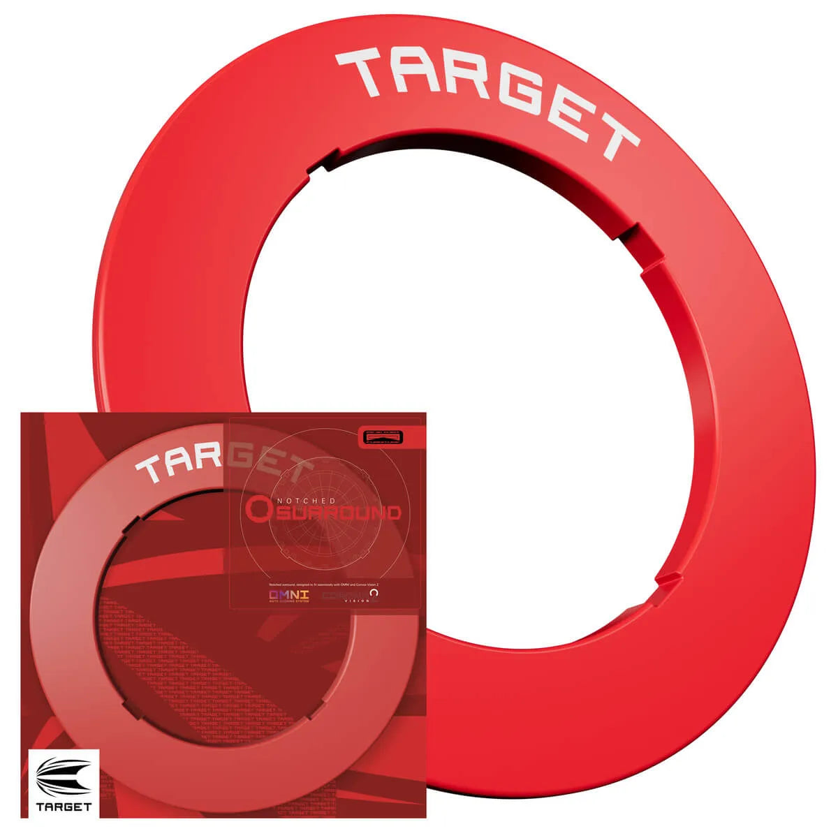 Target Darts Notched Surround-17-Black-Premier Darts