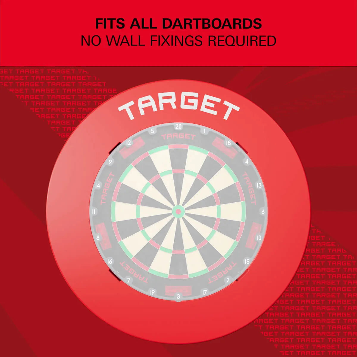 Target Darts Notched Surround-20-Black-Premier Darts