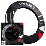 Target Darts Patterned Notched Surround-5-Black-Premier Darts