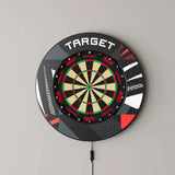 Target Darts Patterned Notched Surround-2-Black-Premier Darts