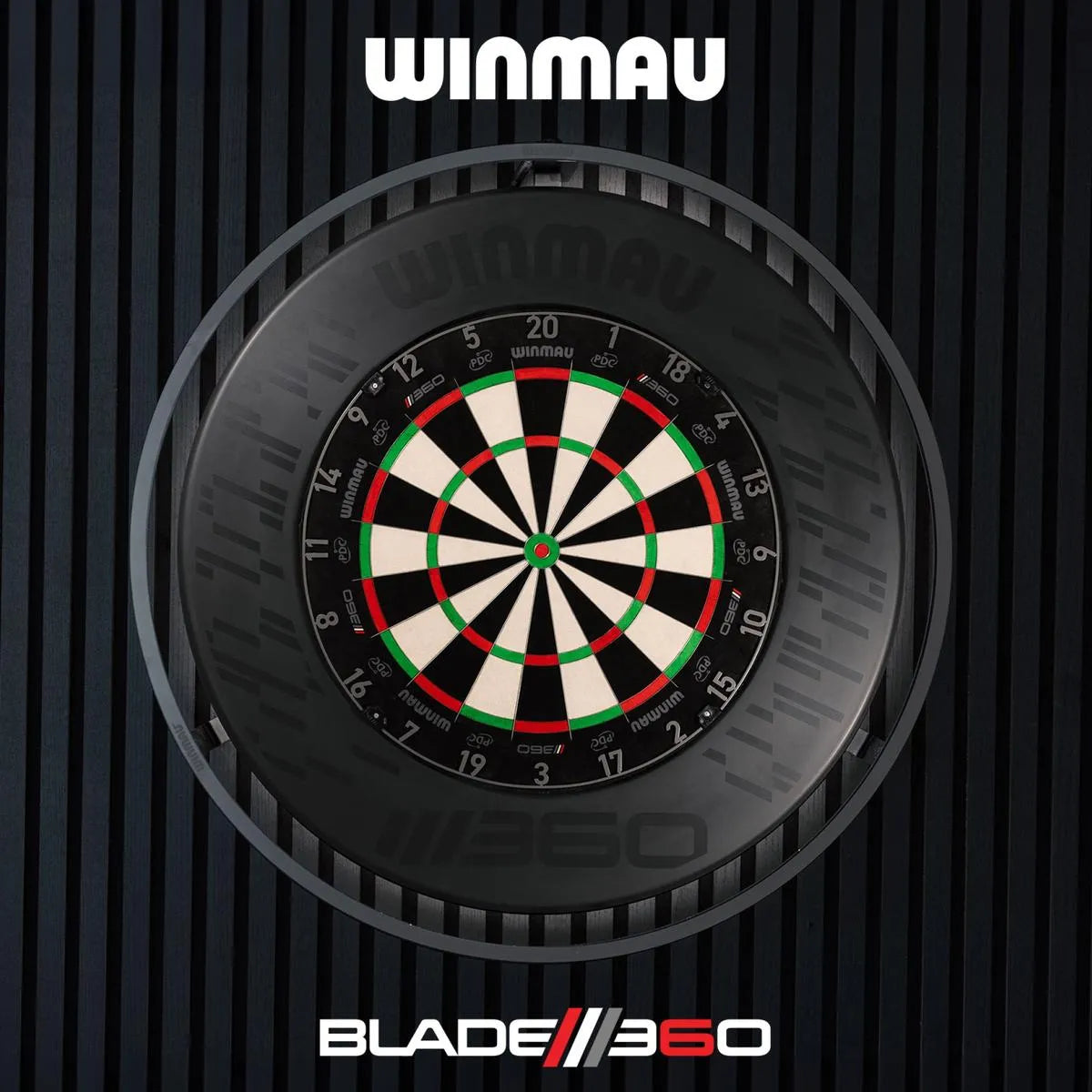 Winmau Blade 360 Black Dartboard Surround