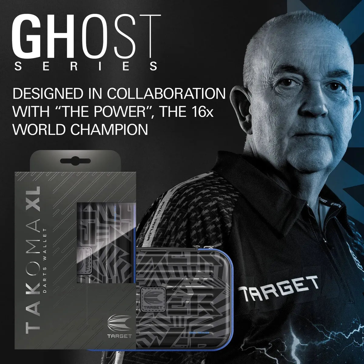 Target Darts Takoma Ghost Series Phil Taylor XL Case