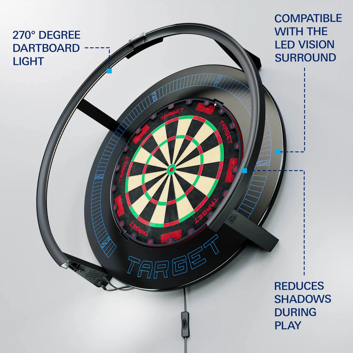 Target Darts Corona Vision 2 Dartboard Lighting System-3-Premier Darts