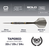 Harrows NX Luxe Tapered QP 90% Tungsten Steel Tip Darts-4-22 GRAM-Premier Darts