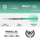 Harrows Torrent Parralel QP 90% Tungsten Steel Tip Darts-4-23 GRAM-Premier Darts