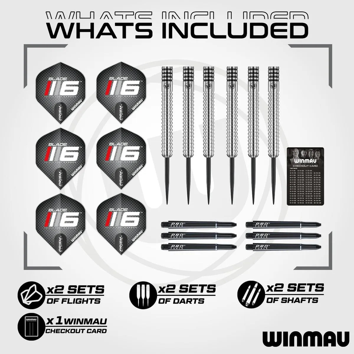 Winmau Blade 6 Triple Core Surround Set Bundle