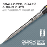 Harrows Apex Axis Elite Series Quick Points-5-Black-30mm-Premier Darts
