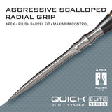 Harrows Apex Spire Elite Series Quick Points-6-Black-30mm-Premier Darts