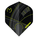 Winmau Prism Delta MvG Black & Green Premium Standard Flights-2-Premier Darts