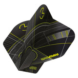 Winmau Prism Delta MvG Black & Green Premium Standard Flights-3-Premier Darts