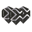 Winmau Prism Delta Metallic Black & Silver Premium Standard Dart Flights-1-Premier Darts