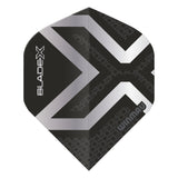 Winmau Prism Delta Metallic Black & Silver Premium Standard Dart Flights-3-Premier Darts