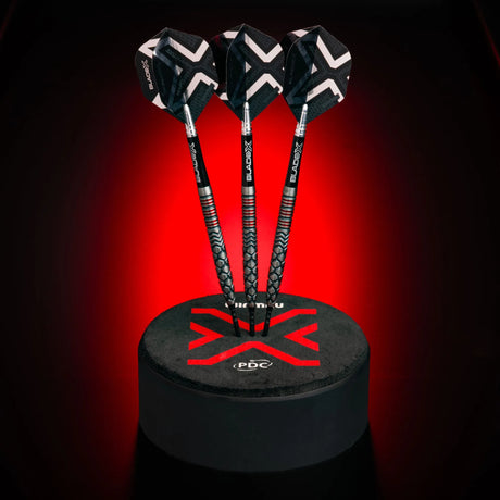 Winmau Prism Delta Metallic Black & Silver Premium Standard Dart Flights-Dart Flights-4-Premier Darts