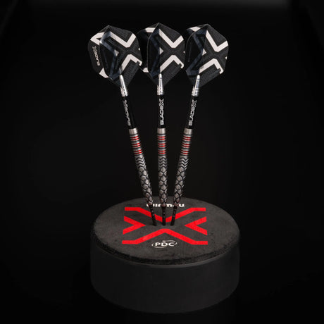 Winmau Prism Delta Metallic Black & Silver Premium Standard Dart Flights-Dart Flights-5-Premier Darts