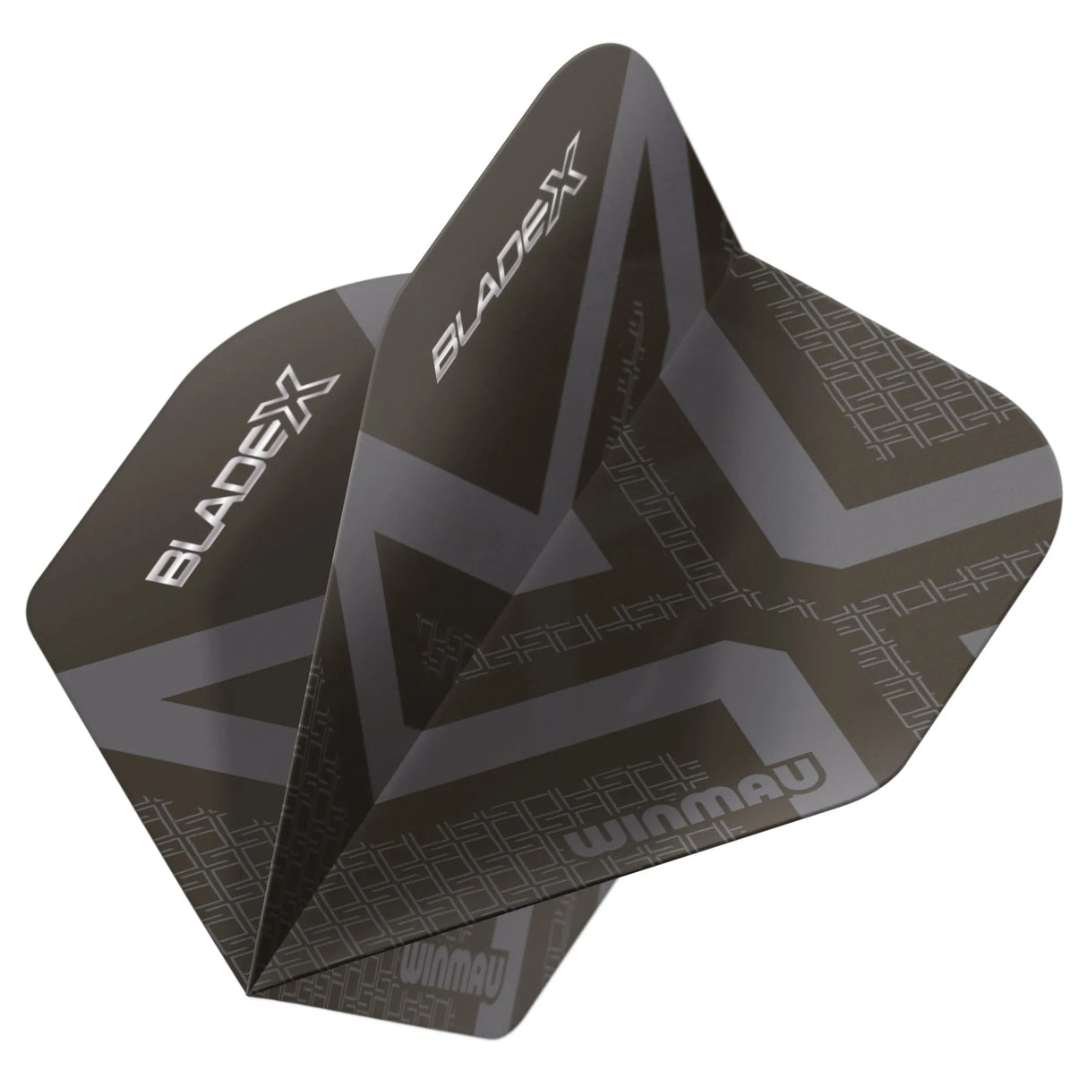 Winmau Prism Delta Metallic Black Premium Standard Dart Flights-2-Premier Darts