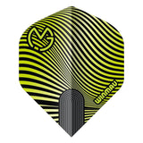 Winmau Prism Delta MvG Green & Black Premium Standard Flights-2-Premier Darts