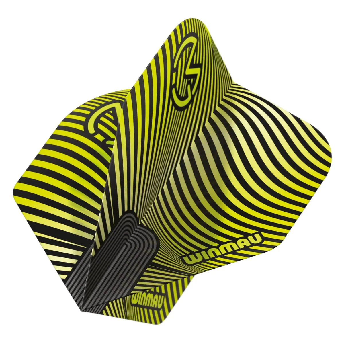 Winmau Prism Delta MvG Green & Black Premium Standard Flights-3-Premier Darts