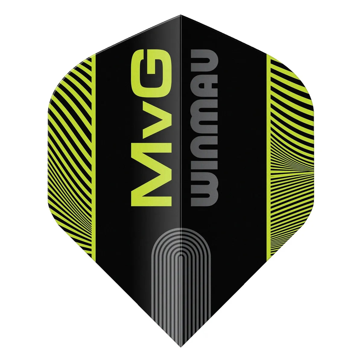 Winmau Prism Delta MvG Black & Green Logo Premium Standard Flights-2-Premier Darts