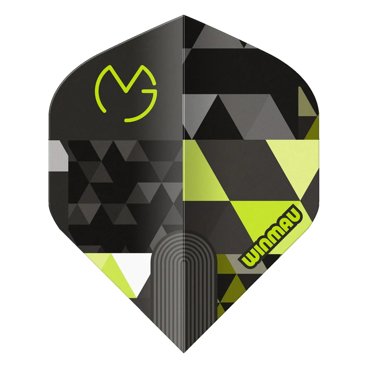 Winmau Prism Delta MvG Logo Green Premium Standard Flights-2-Premier Darts