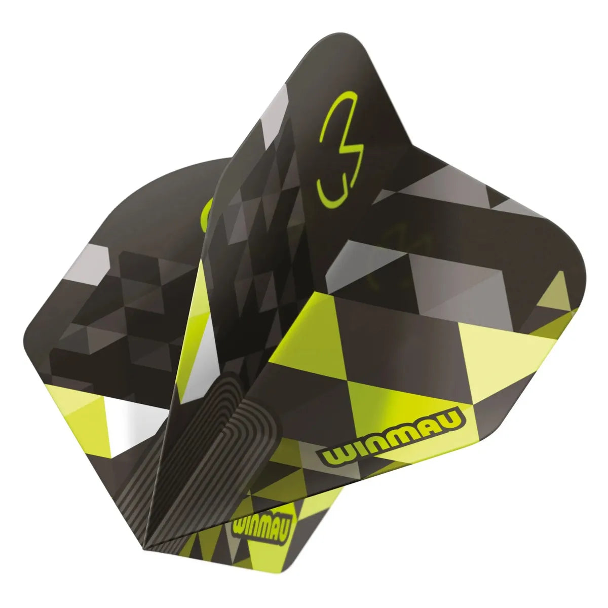 Winmau Prism Delta MvG Logo Green Premium Standard Flights-3-Premier Darts