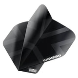 Winmau Prism X Premium Standard Dart Flights-4-Black-Premier Darts