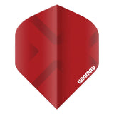 Winmau Prism X Premium Standard Dart Flights-12-Red-Premier Darts