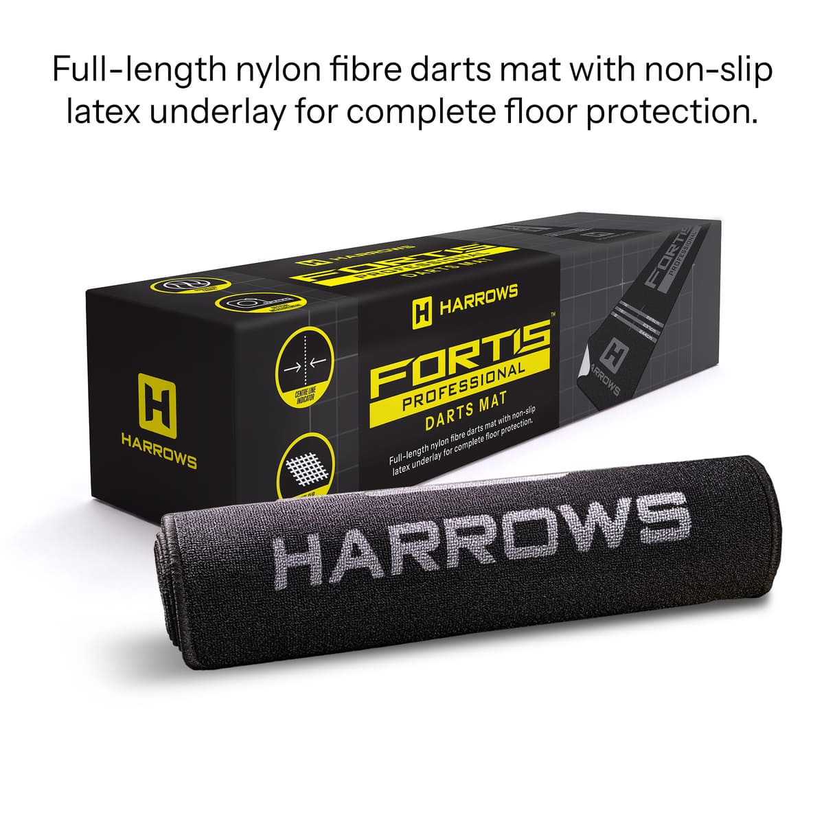 Harrows Fortis Mat-8-Grey-Premier Darts