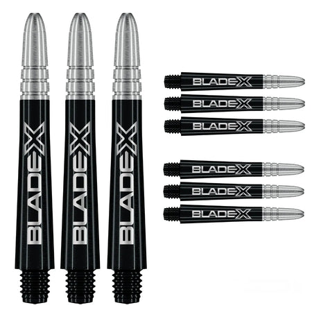 Winmau Vecta Blade X Black & Silver Dart Shafts-Dart Shafts-3-Premier Darts