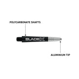 Winmau Vecta Blade X Black & Silver Dart Shafts-Dart Shafts-5-Premier Darts