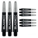 Winmau Vecta Blade X Black & Silver Dart Shafts-Dart Shafts-4-Premier Darts