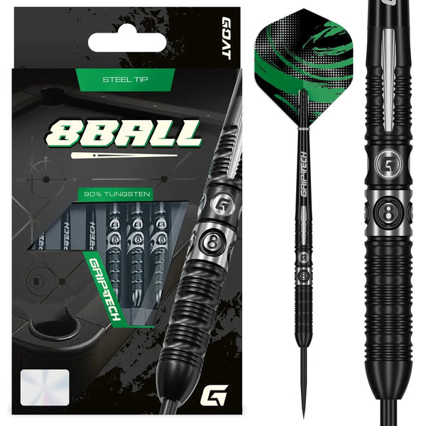 GOAT 8Ball 90% Tungsten Steel Tip Darts – Premier Darts