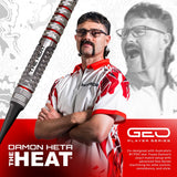 Harrows Damon Heta Geo 90% Tungsten Soft Tip Darts-6-18 GRAM-Premier Darts