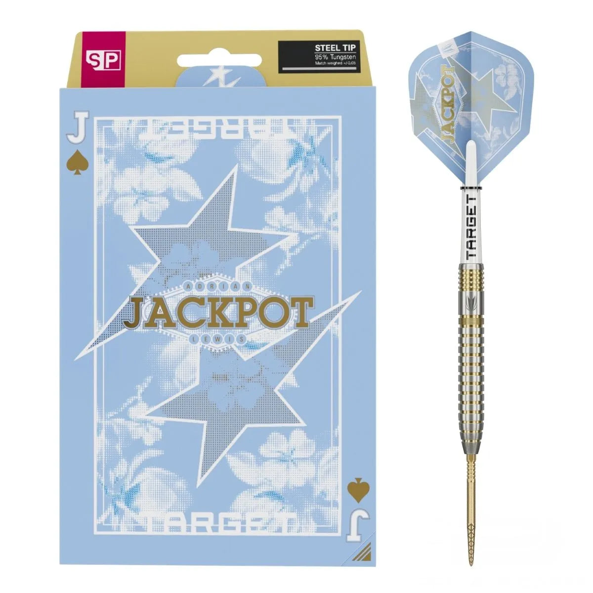 Target Darts Adrian Lewis Showdown SP 95% Tungsten Steel Tip Darts-1-23 GRAM-Premier Darts