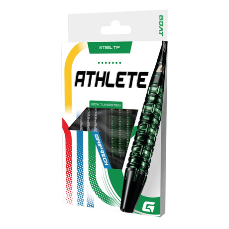 GOAT Athlete Green 90% Tungsten Steel Tip Darts-6-23 GRAM-Premier Darts