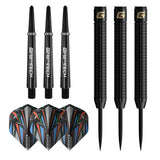 GOAT Athlete Black 90% Tungsten Steel Tip Darts