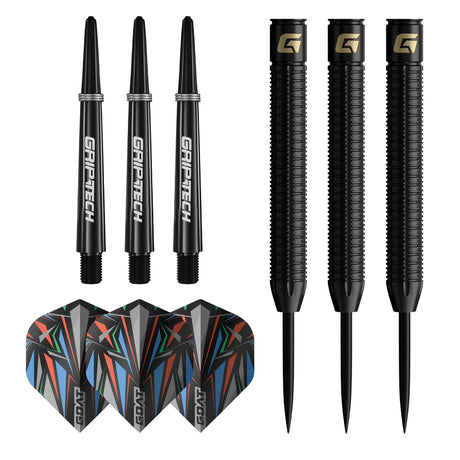 GOAT Athlete Black 90% Tungsten Steel Tip Darts-4-23 GRAM-Premier Darts