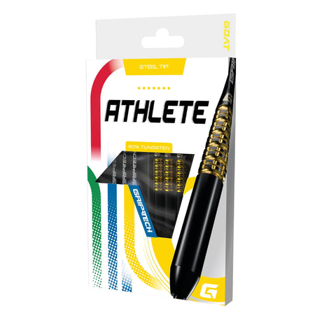 GOAT Athlete Yellow 90% Tungsten Steel Tip Darts-6-22 GRAM-Premier Darts