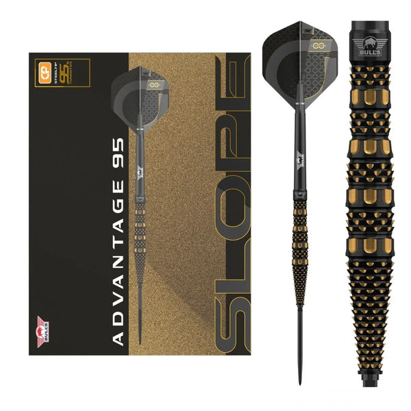 Bull's NL Advantage Slope CP 95% Tungsten Steel Tip Darts-1-22 GRAM-Premier Darts