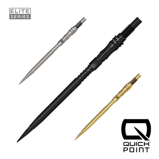 Harrows Apex Axis Elite Series Quick Points-1-Black-30mm-Premier Darts