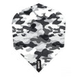Shot Arctic Camo White Small Standard Dart Flights-1-Premier Darts