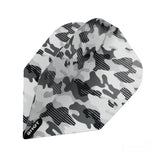 Shot Arctic Camo White Small Standard Dart Flights-2-Premier Darts