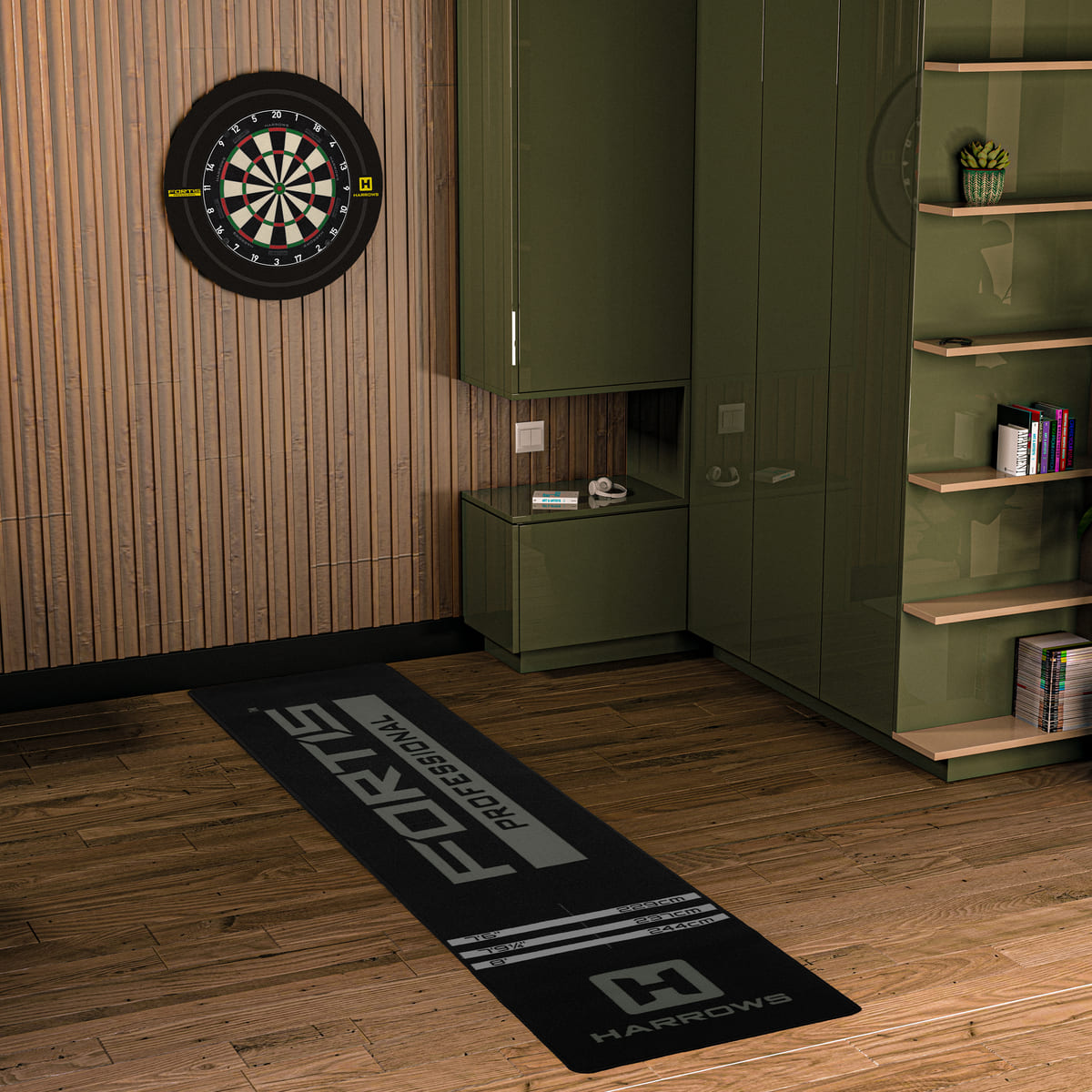 Harrows Fortis Mat-9-Grey-Premier Darts
