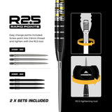 Mission Astro R2.5 95% Tungsten Steel Tip Darts-8-22 GRAM-Premier Darts