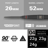Target Darts Scope 04 SP 90% Tungsten Steel Tip Darts-4-22 GRAM-Premier Darts