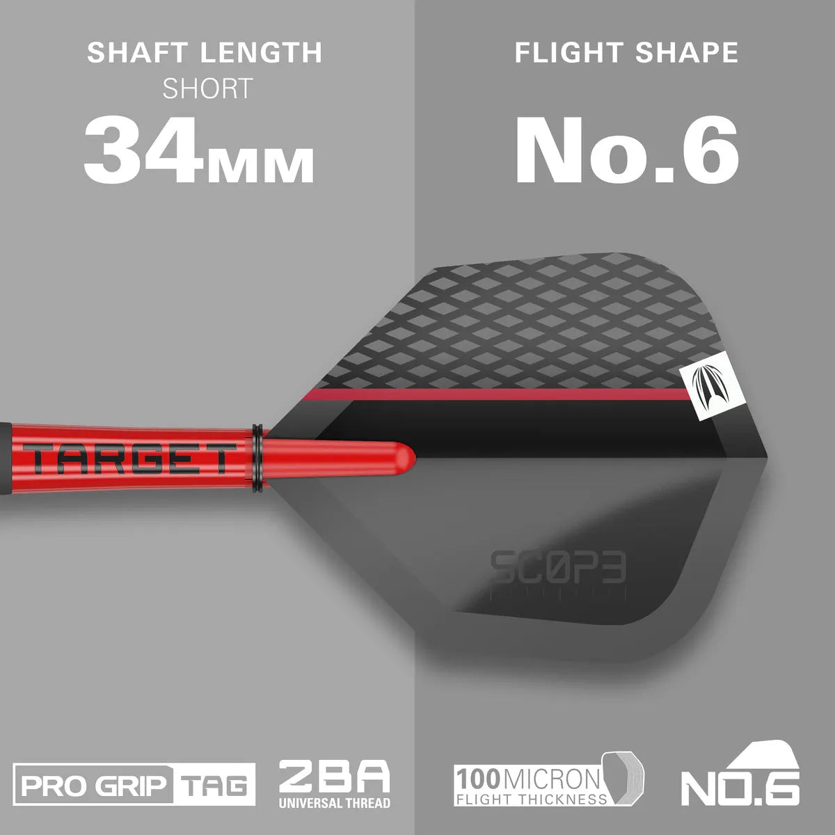 Target Darts Scope 02 SP 90% Tungsten Steel Tip Darts-5-23 GRAM-Premier Darts